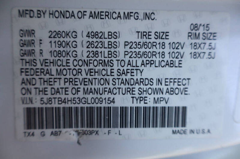 2016 Acura RDX