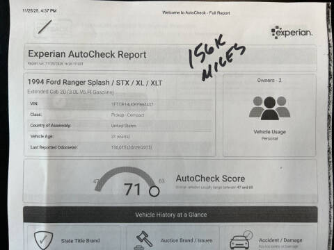 1994 Ford Ranger XLT