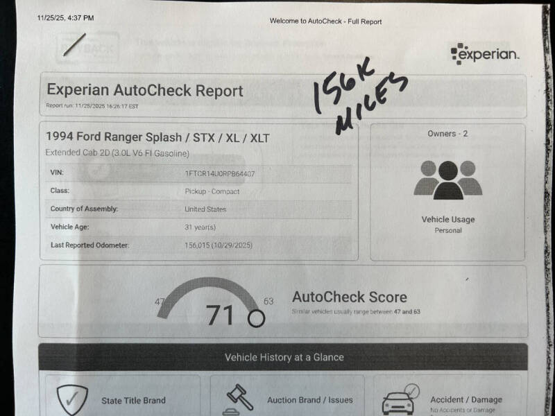 1994 Ford Ranger XLT