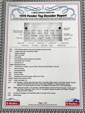 1970 Dodge Challenger