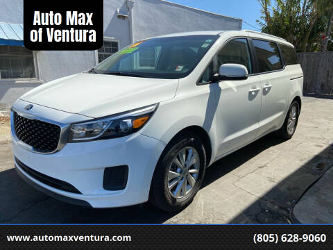 2016 Kia Sedona for sale at Auto Max of Ventura - Automax 3 in Ventura CA