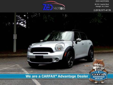 2011 MINI Cooper Countryman for sale at Zed Motors in Raleigh NC