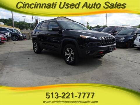 2015 Jeep Cherokee for sale at Cincinnati Used Auto Sales in Cincinnati OH