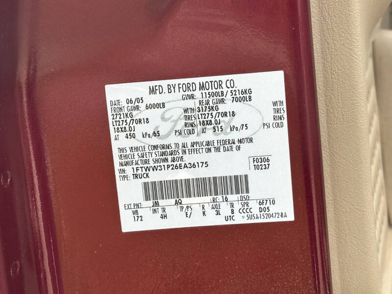 2006 Ford F-350 Super Duty Lariat