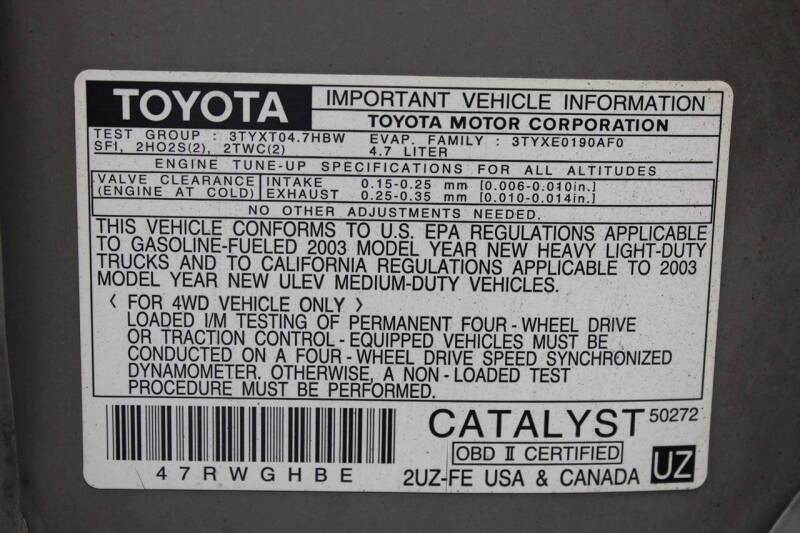 2003 Toyota Sequoia Limited