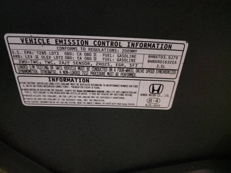 2009 Honda Ridgeline RT