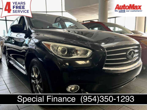 2013 Infiniti JX35 for sale at Auto Max in Hollywood FL