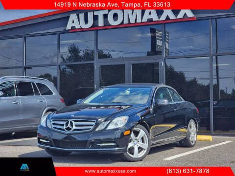 2013 Mercedes-Benz E-Class for sale at Automaxx in Tampa FL