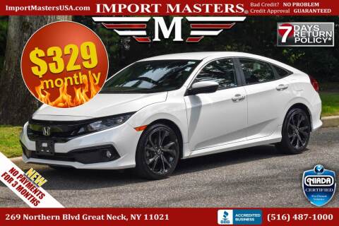 2020 Honda Civic for sale at Import Masters in Great Neck NY