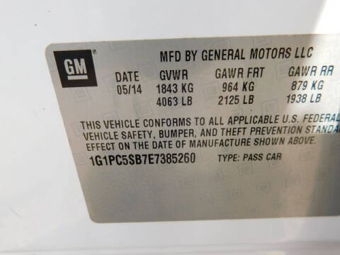 2014 Chevrolet Cruze 1LT Auto