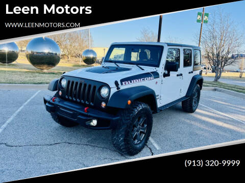 2018 Jeep Wrangler JK Unlimited for sale at Leen Motors in Merriam KS