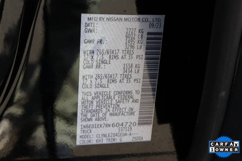 2024 Nissan Frontier SL