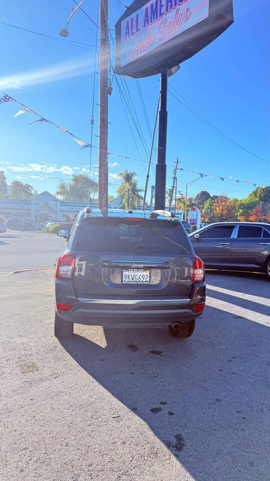 2015 Jeep Compass for sale at ALL AMERICAN AUTO SALES in San Mateo, CA