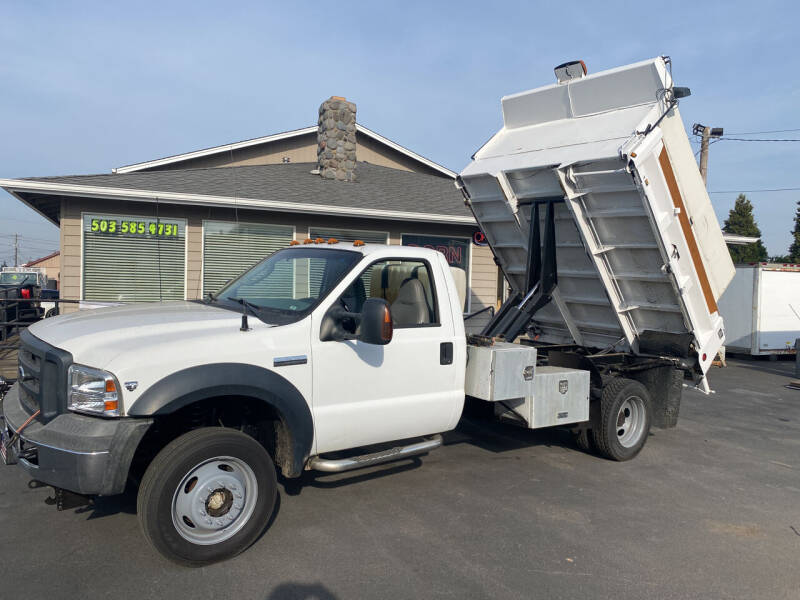 2006 Ford F550 4x4 Dump for sale at Dorn Brothers Truck and Auto Sales in Salem OR
