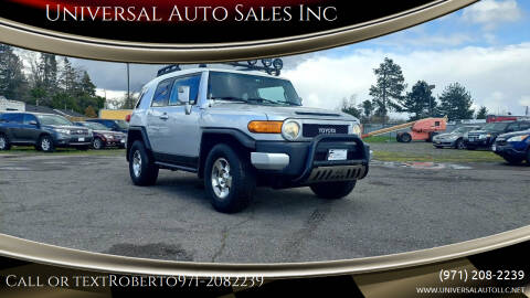 2008 Toyota FJ Cruiser for sale at Universal Auto Sales Inc in Salem OR