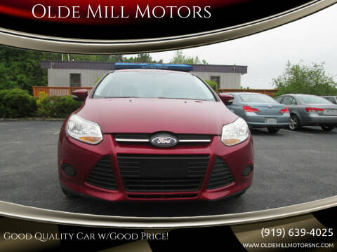 2014 Ford Focus for sale at Olde Mill Motors in Angier NC