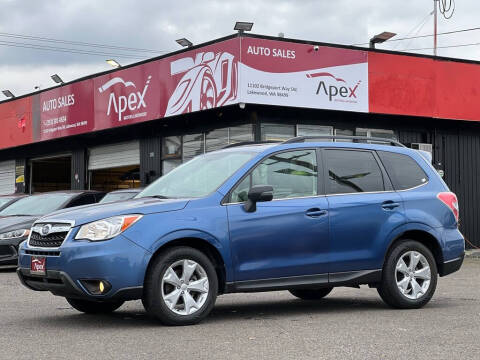 2015 Subaru Forester for sale at Apex Motors Lakewood LLC in Lakewood WA