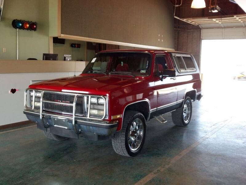 1990 GMC Jimmy for sale at CLASSIC MOTOR SPORTS in Winters TX