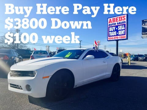 2011 Chevrolet Camaro for sale at ABED'S AUTO SALES in Halifax VA