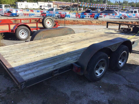  16 FT  BLACK TRAILER for sale at K & E Auto Sales in Ardmore AL