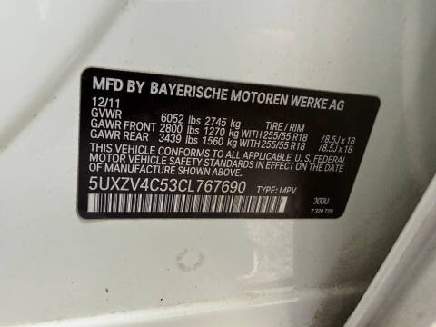 2012 BMW X5 xDrive35i