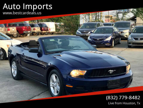 2012 Ford Mustang for sale at Auto Imports in Houston TX