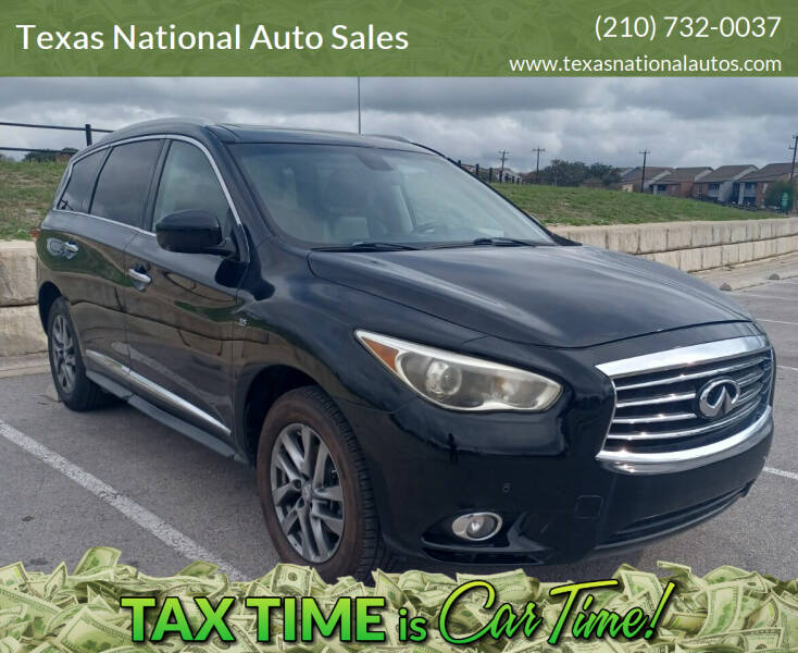 2015 Infiniti QX60 for sale at Texas National Auto Sales in San Antonio TX