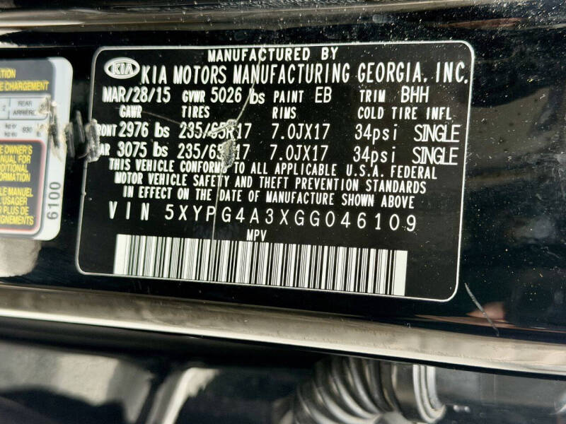 2016 Kia Sorento LX