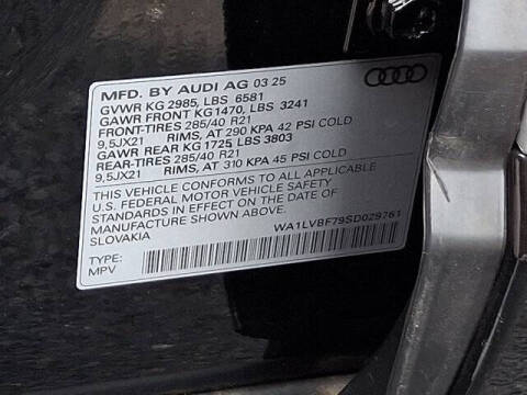 2025 Audi Q7 quattro Premium Plus 55 TFSI