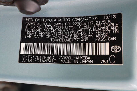 2014 Toyota Prius One