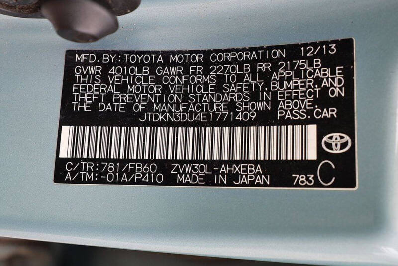 2014 Toyota Prius One