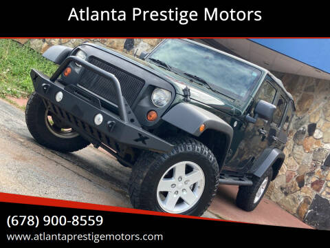 2010 Jeep Wrangler Unlimited for sale at Atlanta Prestige Motors in Decatur GA