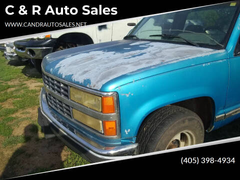 1992 Chevy Pickup for sale at C & R Auto Sales in Bowlegs OK