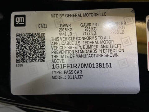 2021 Chevrolet Camaro LT1