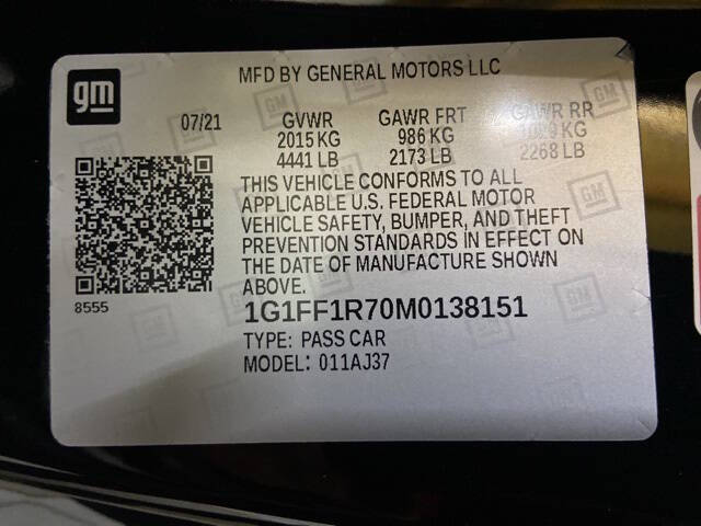 2021 Chevrolet Camaro LT1