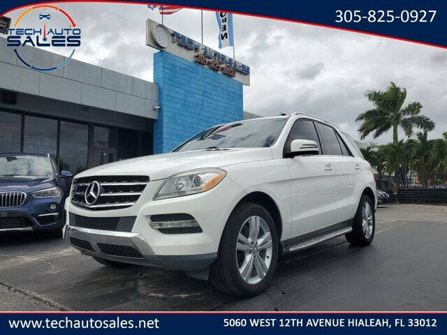 2015 Mercedes-Benz M-Class for sale at Tech Auto Sales in Hialeah FL