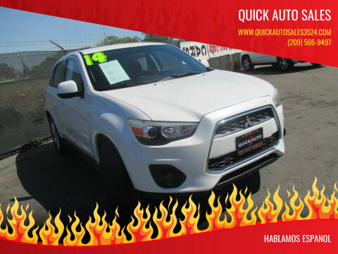 2014 Mitsubishi Outlander Sport for sale at Quick Auto Sales in Ceres CA