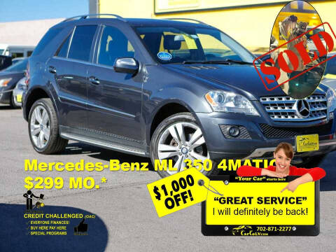 2010 Mercedes-Benz M-Class for sale at The Car Company in Las Vegas NV