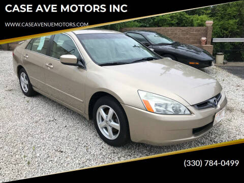 2005 Honda Accord for sale at CASE AVE MOTORS INC in Akron OH