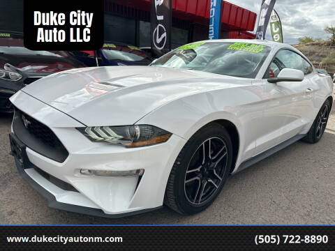 2021 Ford Mustang for sale at Duke City Auto LLC in Gallup NM