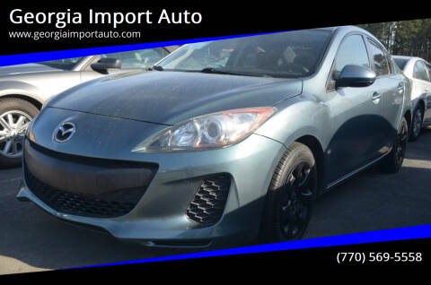 2013 Mazda MAZDA3 for sale at Georgia Import Auto in Alpharetta GA