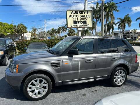 2008 Land Rover Range Rover Sport for sale at Aubrey's Auto Sales in Delray Beach FL