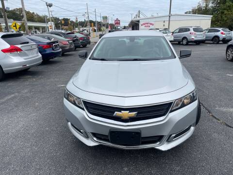 2015 Chevrolet Impala for sale at M & J Auto Sales in Attleboro MA