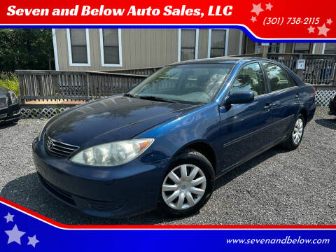 2005 Toyota Camry for sale at Seven and Below Auto Sales, LLC in Rockville MD