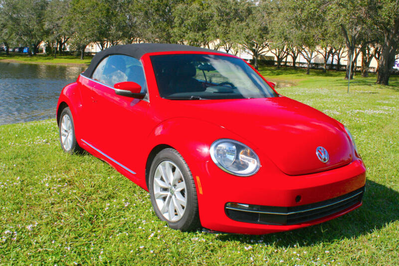2013 Volkswagen Beetle Convertible for sale at Ultimate Dream Cars in Wellington FL