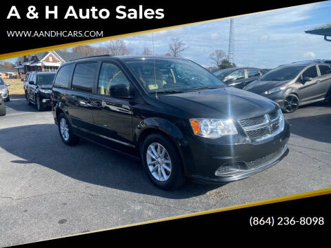 2015 Dodge Grand Caravan for sale at A & H Auto Sales in Greenville SC