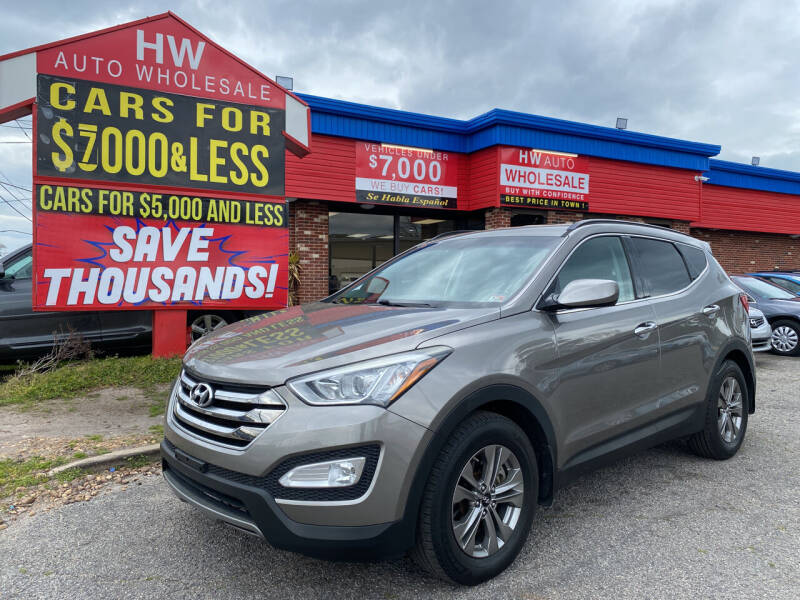 2016 Hyundai Santa Fe Sport for sale at HW Auto Wholesale in Norfolk VA
