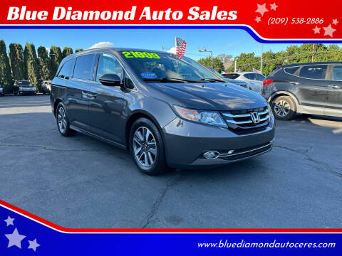 2015 Honda Odyssey for sale at Blue Diamond Auto Sales in Ceres CA