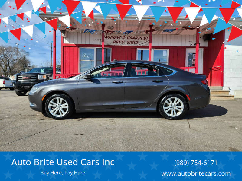 2015 Chrysler 200 for sale at Auto Brite Used Cars Inc in Saginaw MI