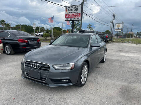 2013 Audi A4 for sale at Excellent Autos of Orlando in Orlando FL